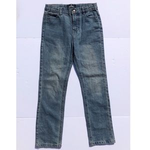 Buffalo straight legged light washed jeans
